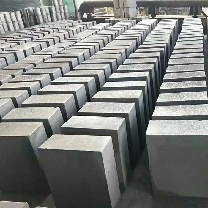Alüminyum elektrolitik hücreler Katot Karbon Bloku yoğunluğu 1.6-1.8 G/cm3 olan iletken karbon maddesi