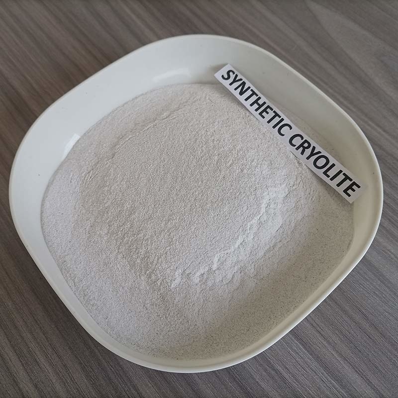 CAS 15096-52-3 Aktif Dolgu Sodyum Kriolite 200 Mesh Alüminyum Endüstrisi İçin Sentetik Kriolite