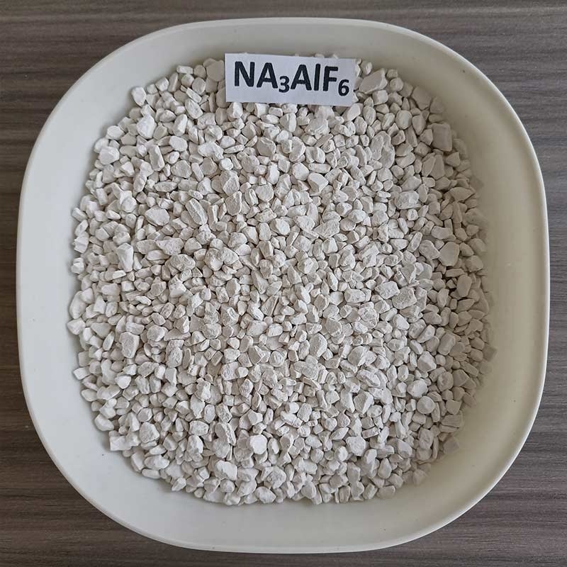 98% Min Saflık Sentetik Kriolite Na3alf6 / Kriolite Alüminyum Alüminyum için Sodyum Fluorür