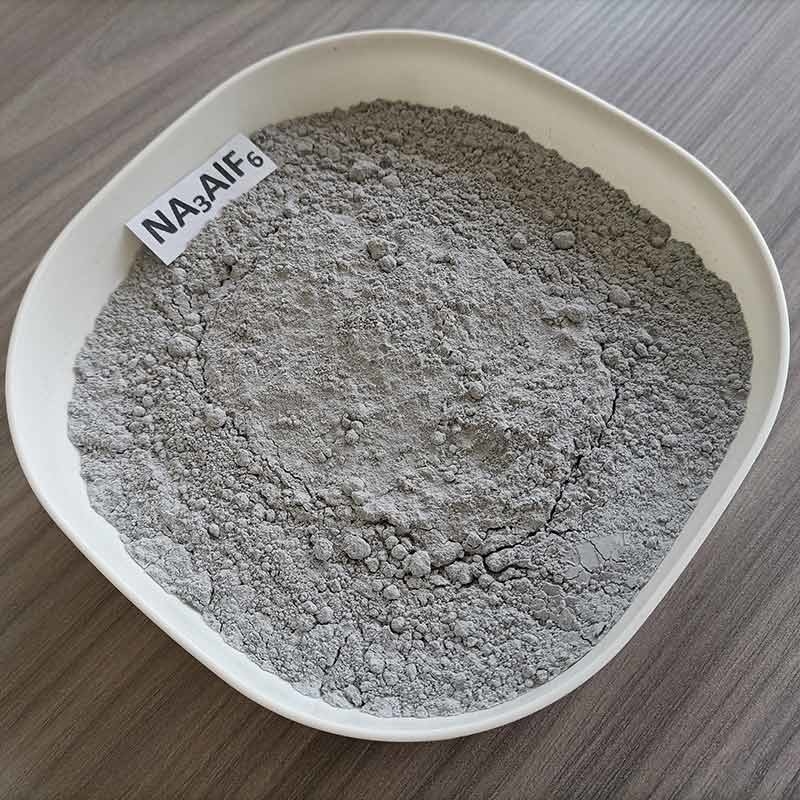 Endüstriyel Kalite Yüksek Saflıklı Sentetik Kriolite Alüminyum Alaşım Elektrolitik Üretim için