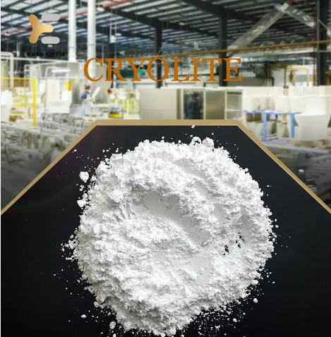 Reagent sınıfı sentetik kriyolit %99 Na3AIF6 Alüminyum elektrolizinde akış olarak kullanılan çamur temizleyici maddeler için