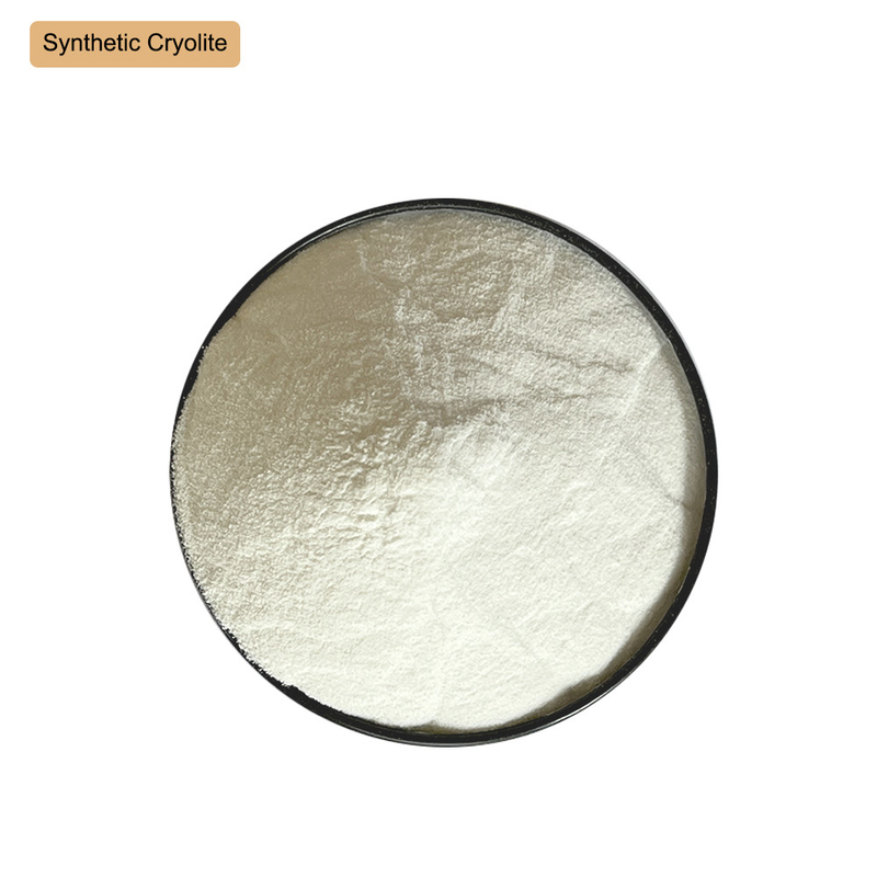 CAS15096-52-3 Cam Üretimi İçin Beyaz Kristalin Organik Fluorür Tuzu Sentetik Kriolite Na3AlF6