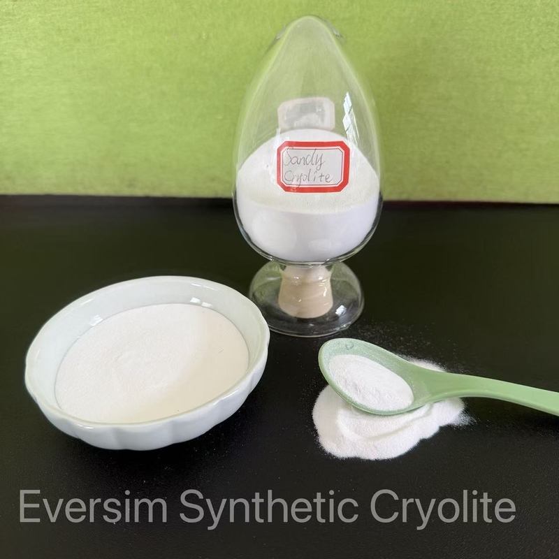 İnorganik Kimyasal Beyaz Kumlu Na3AlF6 CH-1/CM-1 Sentetik Kryolit Seramik ve Sırlama Endüstrisi İçin